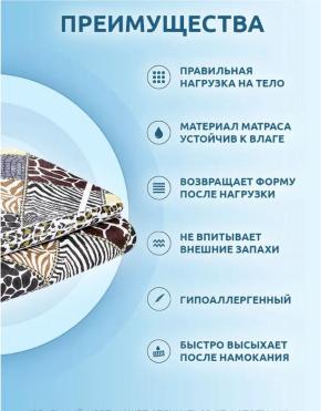 Матрас  Холкон 80х200 см высота 7-8 см. в Донецк ДНР бесплатная доставка от 4000р. Крайние районы 500р.